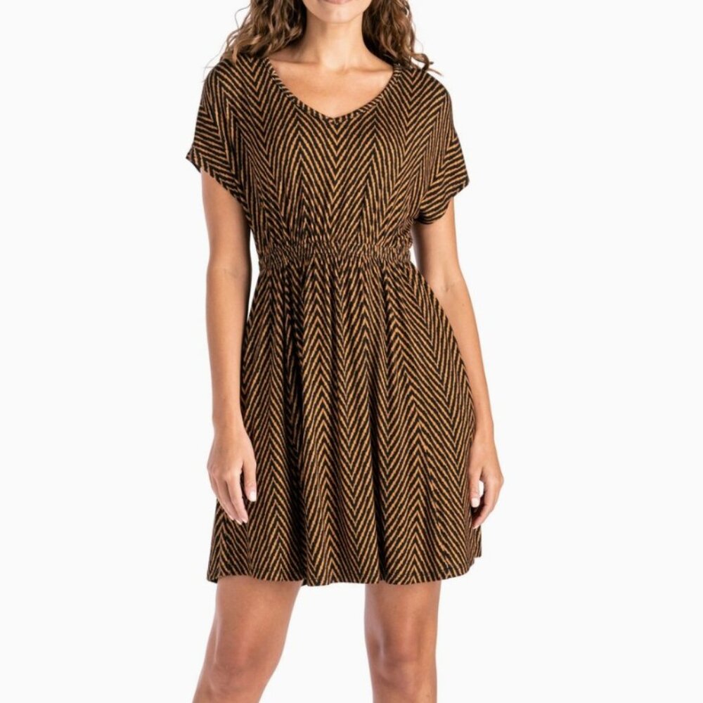 Allthreads Boardwalk Dress Panama Brown Small (4-6)